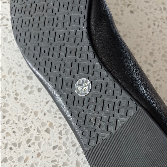 Tory Burch Black Flats with Metallic Embellishment - Picture 3 of 6